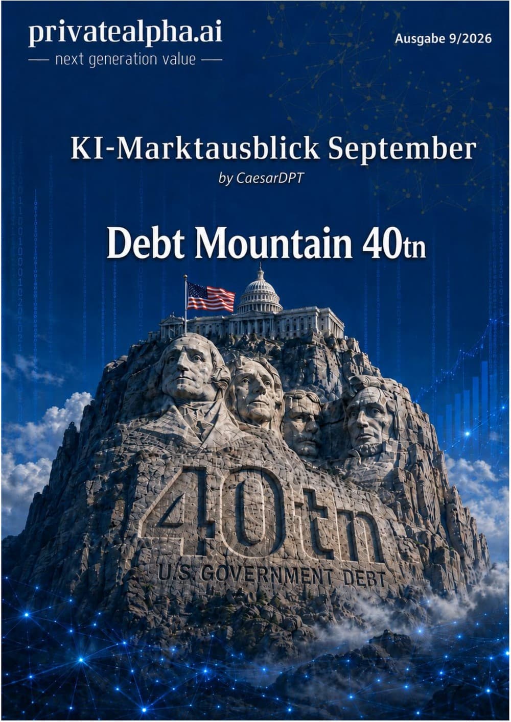 KI-Marktausblick September – Debt Mountain $40tn